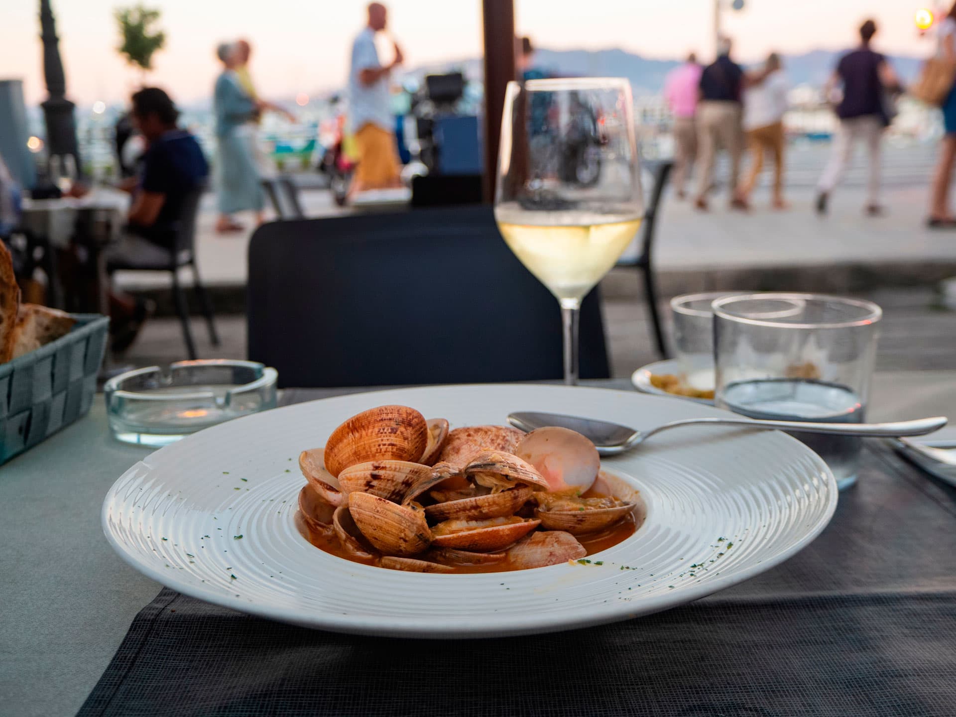 Tapas de calidad con vistas al mar en Carnota